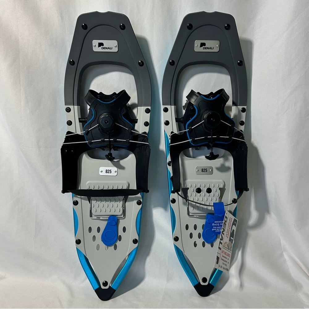 Denali Sawtooth Spin Snowshoe Kit 8×25 w/ Poles & Bag – New Winter Hiking Unisex - Picture 16 of 16